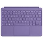 Microsoft - Clavier Surface Pro 12 pouces - anglais - Violet-La polyvalence de niveau supérieur se trouve dans le clavier parfait et haut de gamme, doté d’un grand pavé tactile en verre et de la nouvelle touche Copilot pour la puissance de l’IA à portée de main. Un plateau de rangement intégré pour stylo Surface Slim offre une recharge sécuritaire et facile.