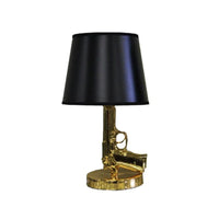 Plata Import - Lampe petite arme à feu - Or-conception en forme de pistolet