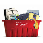 Staples - Le bac rouge réutilisable, Français-Écologique : Réutilisable