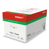 Papier copie certifié FSC de Staples, 20 lb, 8,5 po x 11 po, blanc, 5000 feuilles-20 lb