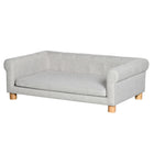 PawHut - Canapé moderne pour animaux, chat ou lit moyen/grand avec coussin de siège amovible - gris clair-Modélisation simple du canapé, style de design moderne, avec la fonction la plus pratique 