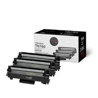 Premium Tone - Brother TN760 Toner Compatible - Paquet de 3-Rendement: 3 x 3000