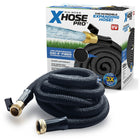 Big Boss - Tuyau d’arrosage extensible XHose Pro - Robuste et flexible - 125 pi-5e Génération Pro Xhose - Xhose a introduit le Xhose original sur le marché en 2013 et cette version représente le Xhose le plus avancé à ce jour. Avec une fibre DAC-5 améliorée, une construction de gaine renforcée, des raccords en laiton et une buse marche/arrêt, le Xhose PRO est plus solide que jamais et conçu pour des années d’utilisation