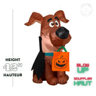 GEMMY - Chiot vampire gonflable d'Halloween Scoob Puppy-Pour usage intérieur et extérieur
