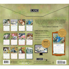 Lang - 2026 Chats De Campagne Calendrier Mural Deluxe Mensuel - 30,5 cm l x 30,5 cm H - Anglais-Papier élégant gaufré façon lin