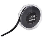 JAM Paper - Ruban de satin double face - 3/8" de large x 25 m - Noir-Couleur: Noir
