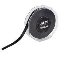 JAM Paper - Ruban de satin double face - 3/8" de large x 25 m - Noir-Couleur: Noir