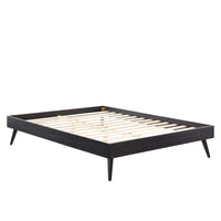 Modway - Margo Bois Cadre de lit plateforme Queen, Noir-Cadre de lit plateforme Queen