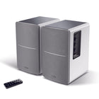 Edifier - R1280DB Enceintes de bibliothèque alimentées Bluetooth au design classique et au son moderne - Blanc-Qualité sonore de studio avec reproduction sonore naturellement affinée grâce à des basses de 4 po et un tweeter à dôme en soie de 13 mm