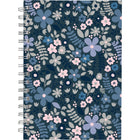 Mead - Agenda hebdomadaire/mensuel Caprice floral 2026 - 8-1/2 po H x 5 1/2 po l - bleu - bilingue-15 mois : octobre 2025 à décembre 2026 + 3 pages mensuelles de janvier, février et mars 2027