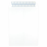 Jam Paper - Enveloppes pour catalogue à bout ouvert – 25,4 cm H x 33 cm l – Blanc – Paquet de 25- Couleur : Blanc