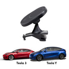 Mighty Mount - Support de chargeur sans fil MagSafe 15 W - Base Tesla modèle 3/Y-Marvel magnétique : sécurise votre téléphone avec la magie des aimants – pas de poignées, juste une pure attraction