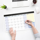 AT-A-GLANCE - Sous-main mensuel compact 2027 QuickNotes - 10 7/8 po H x 17 3/4 po l - anglais-Format des blocs : 1 3/4 po x 1 3/4 po