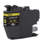 Brother - Cartouche d'encre jaune LC3013YS, haut rendement-Qualité d'encre couleur supérieure sur laquelle vous pouvez compter pour jusqu'à 400 pages
