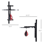 Soozier - Plateforme Pour Sac De Vitesse Cadre Speedball Mural Sac De Frappe Boxe Mma-Peut être solidement fixée au mur grâce à un support en acier robuste  