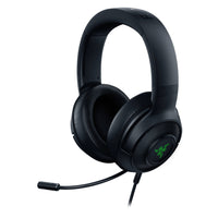Razer - Kraken V3 X Casque de jeu USB filaire-Profitez d'aigus plus riches, d'un son plus brillant et de basses puissantes grâce à la conception brevetée du pilote audio en 3 parties qui se concentre sur les fréquences audio hautes, moyennes et basses