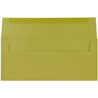 JAM Paper Enveloppes commerciales no 10, 4,125 x 9,5 po, vert chartreuse, 500/paquet (21517089h)-Vert chartreuse