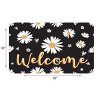 Ashley Productions - The Original Fun Mat - Tapis de Bienvenue - 18" x 30" - Bienvenue aux Marguerites-Antidérapant et durable : Le support en caoutchouc robuste garantit la sécurité et la durabilité, idéal pour les zones à fort passage.