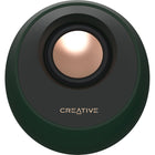 Creative Labs - Système d'enceintes Bluetooth portable Pebble Pro 2.0 51MF1710AA001 - Vert/Noir-10 W RMS / 20 W Peak, avec la possibilité d'augmenter jusqu'à 30 W RMS / 60 W Peak à l'aide d'un adaptateur USB-C PD