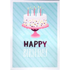 Mill Brook - Cartes De Souhaits Fête Générale Studio 5-3/8 po x 7-3/4 po / Enveloppes - paquet de 18 - Manger du gâteau-Cartes de souhaits qualité boutique