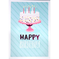 Mill Brook - Cartes De Souhaits Fête Générale Studio 5-3/8 po x 7-3/4 po / Enveloppes - paquet de 18 - Manger du gâteau-Cartes de souhaits qualité boutique