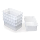 Jonti-Craft - Plateau Cubbie, transparent, paquet de 3-Non toxique et résistant aux chocs
