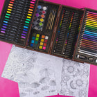 Art 101 - Art de luxe et bois de griffonnage - Ensemble d'art de 168 pièces-Comprend 5 pages à colorier
