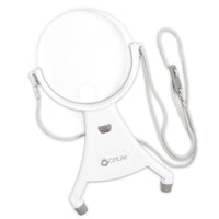 OttLite - Loupe LED 4 po mains libres - Blanche-Lentille sans bord cristalline pour une vision sans interruption