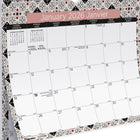 Blueline - 2026 Calendrier mural mensuel - 15 po x 12 po - Tiles - Bilingue-Calendrier annuel au bas de chaque page 