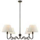 Modway - Wave Gribouillis à 4 bras Lumière suspendue - Noir-Nécessite quatre ampoules E26 de 25 W (non incluses)
