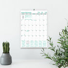 Blueline - 2026 Calendrier mural mensuel EcoLogix - 17 po x 12 po - Bilingue-Calendrier annuel au bas de chaque page 