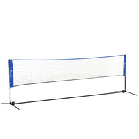 Soozier – Filet de badminton portatif-Hauteurs réglables de 42,1 po à 61 po (107-155 cm) pour le badminton, le tennis, le pickleball et le volleyball 
