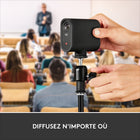 Mevo Start Caméra Live Streaming Sans Fil - 1080p Full HD avec Micro Intégré - Noir-App de contrôle intelligente : Contrôlez votre caméra de streaming et enregistrement Mevo sans fil pour créer des contenus vidéos irrésistibles avec la fonction Auto-Director, depuis l'app Mevo