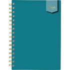 Mead - Agenda hebdomadaire/mensuel sarcelle vraie 2026 - 8-1/2 po H x 5 1/2 po l - sarcelle - bilingue-15 mois : octobre 2025 à décembre 2026 + 3 pages mensuelles de janvier, février et mars 2027