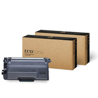Ecotone - Brother TN850 Remanufacturé - Rendement Standard - Paquet de 2-Couleur: Noir