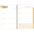 Cambridge - Agenda hebdomadaire/mensuel personnalisable Aster 2025 - 8-1/2 po H x 5 1/2 po l - Multicolore - Bilingue-Une semaine sur deux pages avec espace de planification ligné pour chaque jour et une section pour les notes