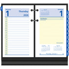 AT-A-GLANCE - Recharge de calendrier de bureau hebdomadaire QuickNotes 2026 2 pages/jour - 6 po H x 3 1/2 po l - anglais-Mois passe, actuel et futur en reference