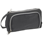 Merangue - Trousse à crayons avec poignée - Gris-Trousse triangulaire, contient des fournitures scolaires et des accessoires d'écriture