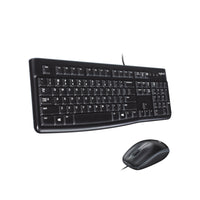 Logitech - Clavier et souris, MK120-Profil mince et conception anti-eclaboussures