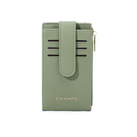 Champs - Porte-cartes Yoga Iconic - Vert-Porte-cartes avec protection RFID