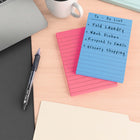 Staples - Blocs de feuillets ultra-autocollants lignés, 4 x 6 po, collection Golden Hour, paquet de 6-Chaque bloc contient 100 feuillets