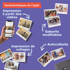 Fujifilm - Imprimante pour smartphone Instax Link Wide - blanc-À utiliser exclusivement avec des films instantanés INSTAX WIDE (vendus séparément)
