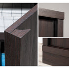 Sauder - Meuble de rangement Merton Hall - Chêne Dakota-Dimensions: 18,5 po L x 16,88 po P x 71 po H