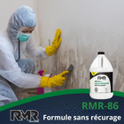 RMR Solutions - RMR-86 Pro Éliminateur de taches de moisissure instantané - 3,78 L-L'Éliminateur de taches de moisissure instantané RMR-86 PRO est une formule de qualité professionnelle qui utilise des agents de surface (tensioactifs) à pénétration profonde combinés à un hybride unique d'hypochlorite de sodium pur pour éliminer les taches tenaces.