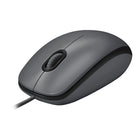Logitech M100 Souris USB Filaire Ambidextre - Gris-Pas besoin d'installer de logiciel avec la Logitech M100, et comme elle est filaire, vous pouvez brancher le câble dans le port USB et l'utiliser directement