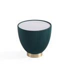Manhattan Comfort - Ensemble de 2 tables : table basse Anderson moderne 71,5 cm et table d’appoint 46,8 cm - Vert-9
