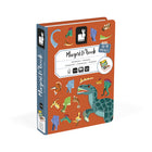 Janod - Magneti'book - Dinosaures-Livré avec 40 aimants et 10 cartes dinosaures.