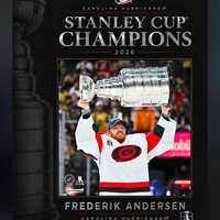 Frameworth - Cadre photoglass de Frederik Andersen 16x20 des Carolina Hurricanes champions Coupe Stanley - 18 po l x 22 po H-Photo sous licence officielle NHL et NHLPA : cadre PhotoGlass de Frederik Andersen 16x20 des Carolina Hurricanes champions de la Coupe Stanley 2026 pour les amateurs et collectionneurs des Carolina Hurricanes