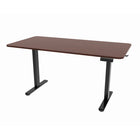 Uplite - Cadre de bureau électrique assis-debout à double moteur - Noir-Dimensions recommandées pour le plateau de table : longueur de 48" à 85", largeur de 23" à 43", et épaisseur de 3/4" et plus.