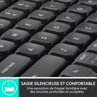 Logitech - Ensemble clavier et souris sans fil MK850, anglais-Un véritable concentré de puissance